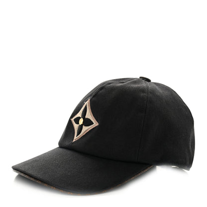 Louis Vuitton Monogram Cotton Jacquard Embroidered LV Day Cap M Black 1 of 11