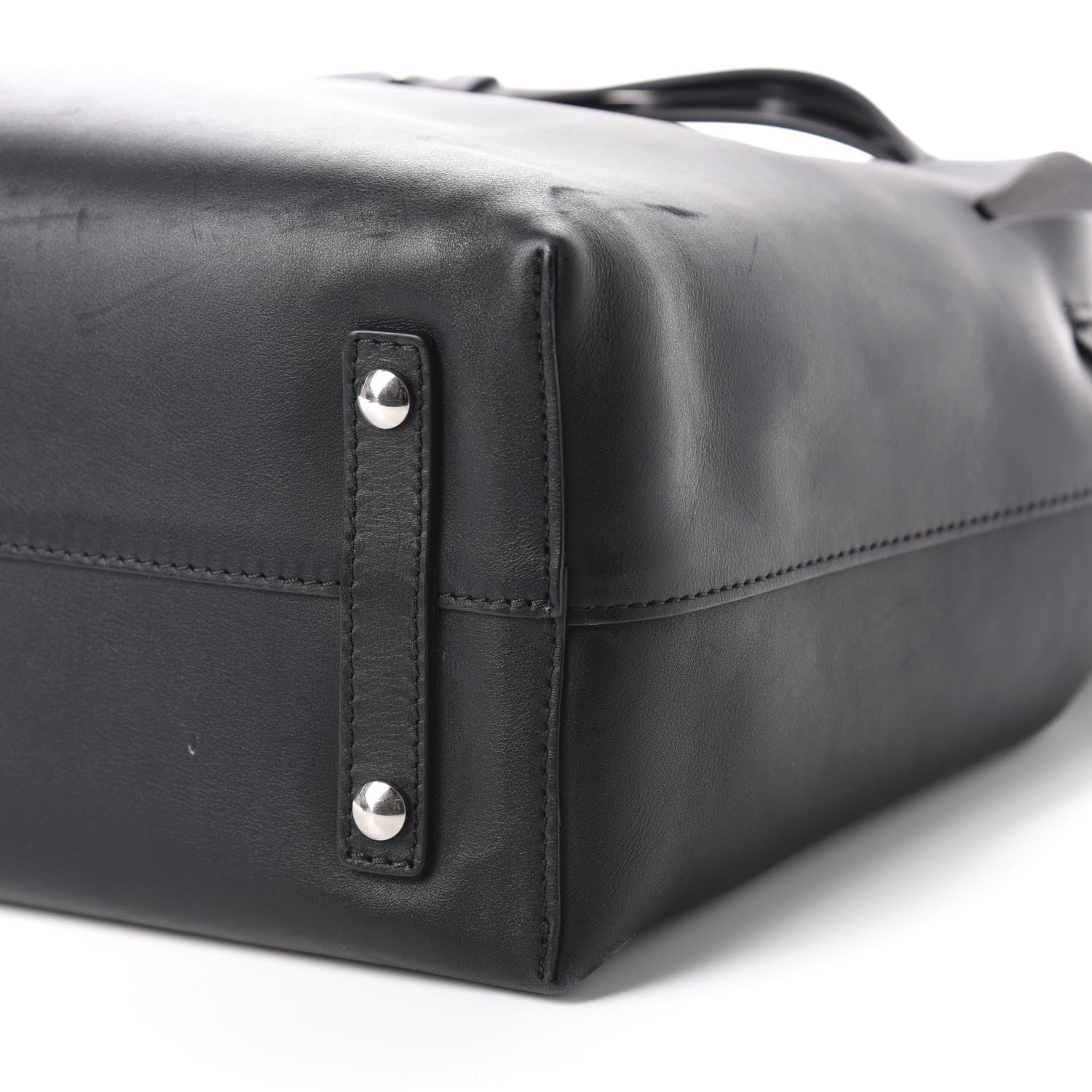 Burberry Soft Smooth Calfskin Medium Tote Black 8 of 12