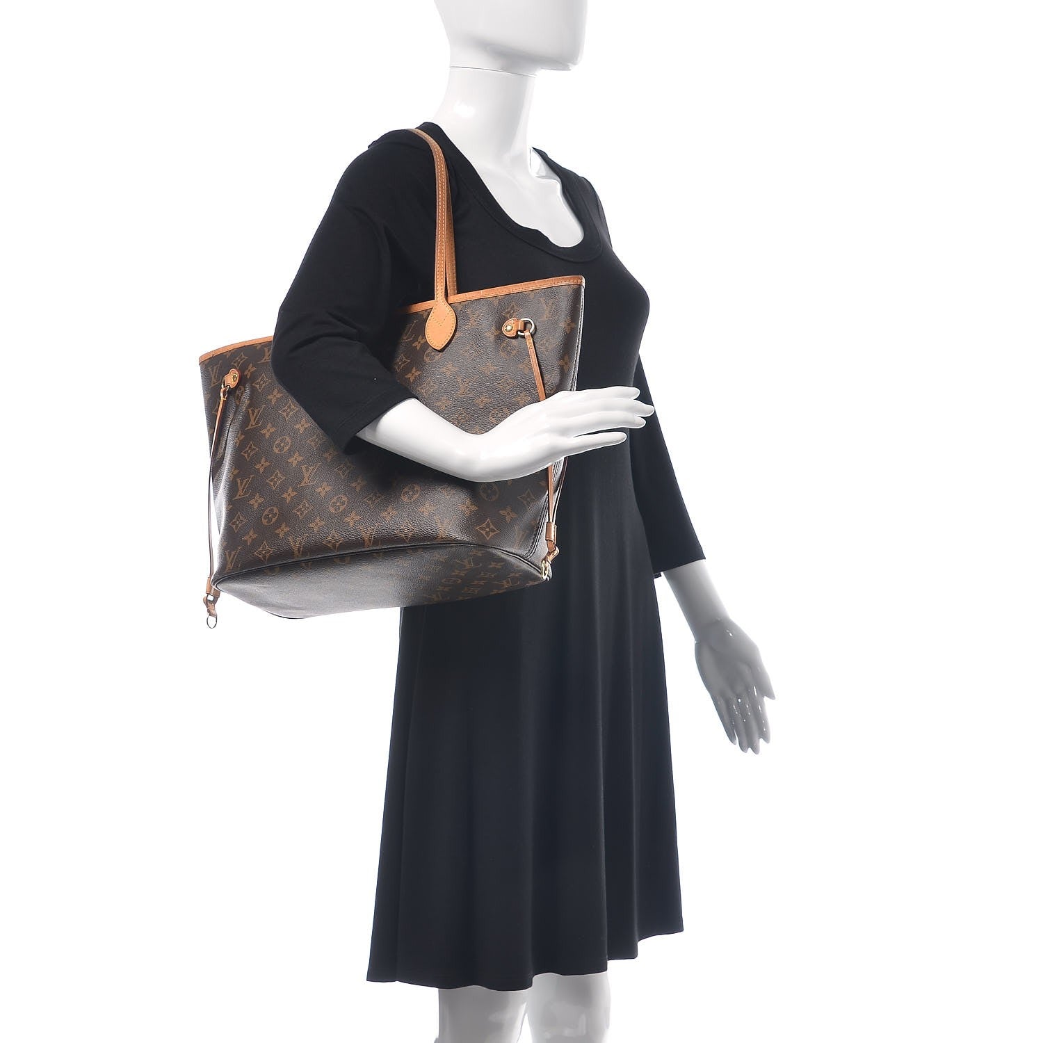 Louis Vuitton Monogram Neo Neverfull MM Rose Ballerine 2 of 22