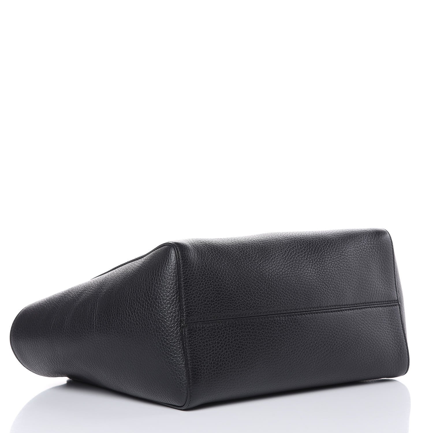 Gucci Pebbled Calfskin Small Swing Tote Black 4 of 9