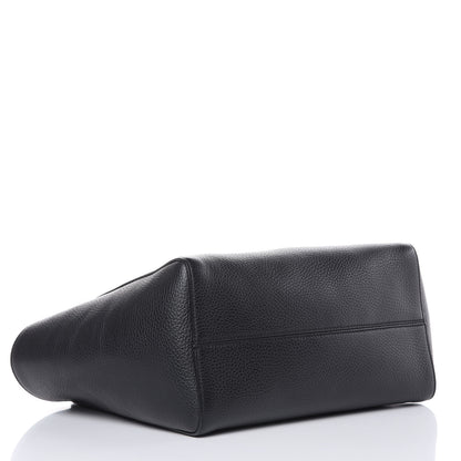 Gucci Pebbled Calfskin Small Swing Tote Black 4 of 9