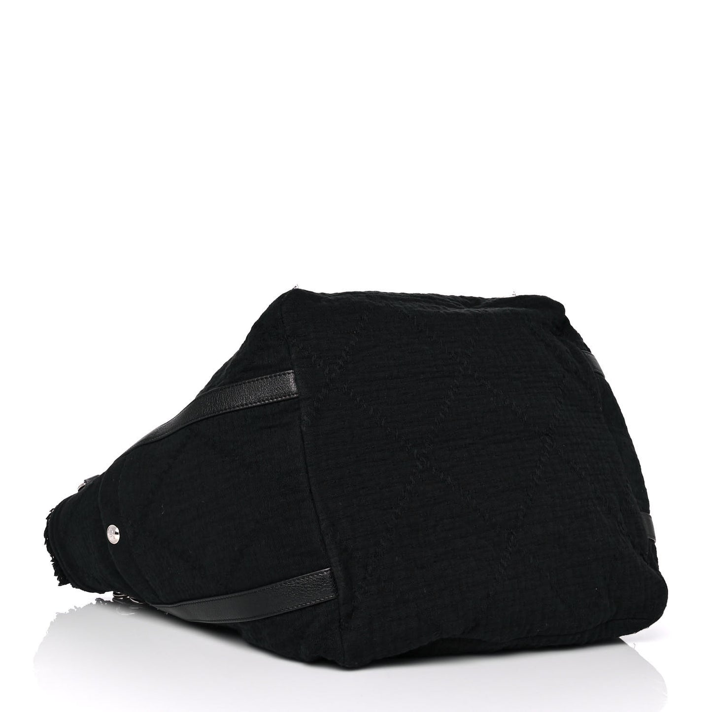 Canvas Small Double Face Tote Black