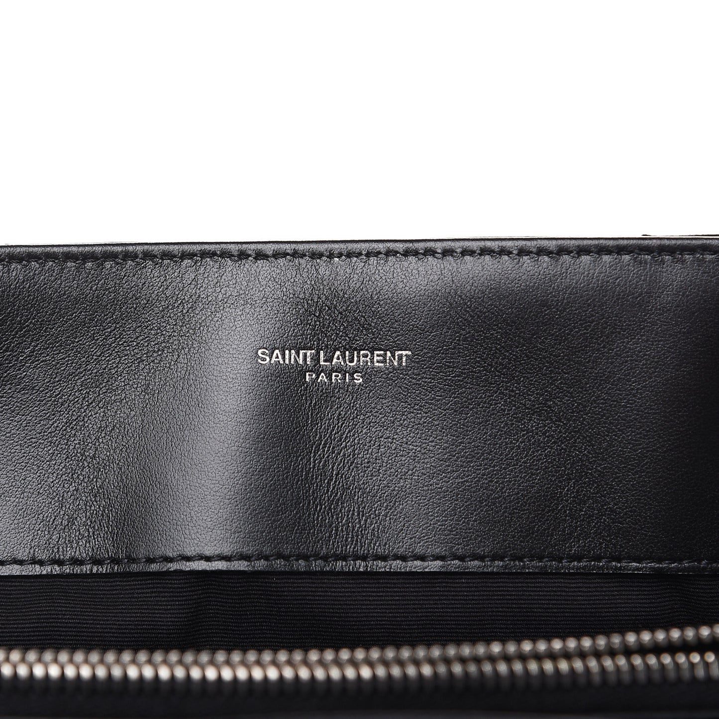 Calfskin Y Quilted Monogram Large Loulou Shopper Black