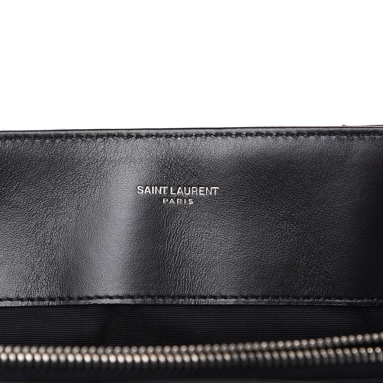 Saint Laurent Calfskin Y Quilted Monogram Large Loulou Shopper Black 10 of 10