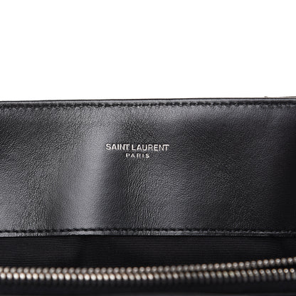 Saint Laurent Calfskin Y Quilted Monogram Large Loulou Shopper Black 10 of 10