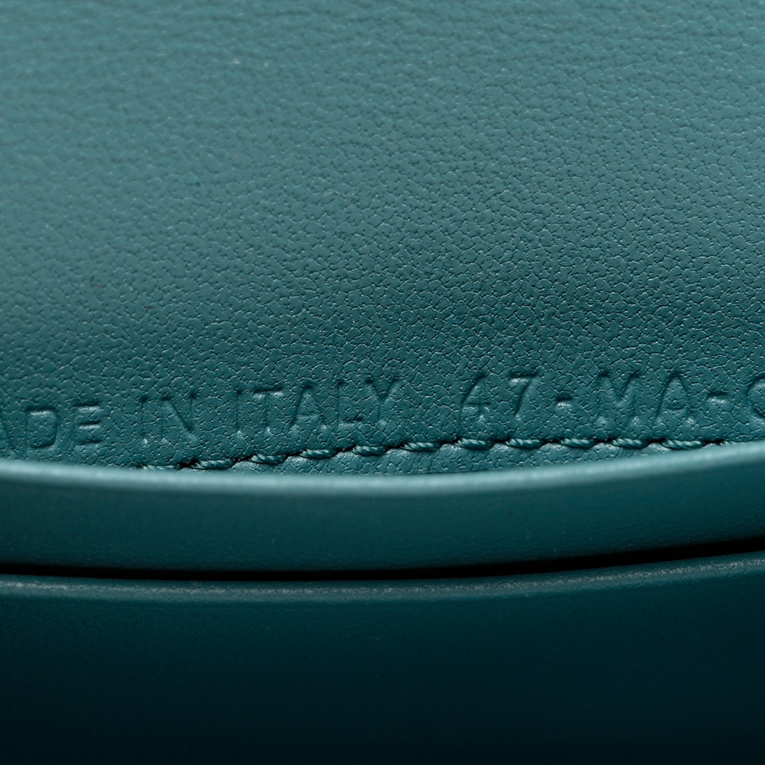 Christian Dior Goatskin Saddle Card Holder Azure Blue 5 of 8