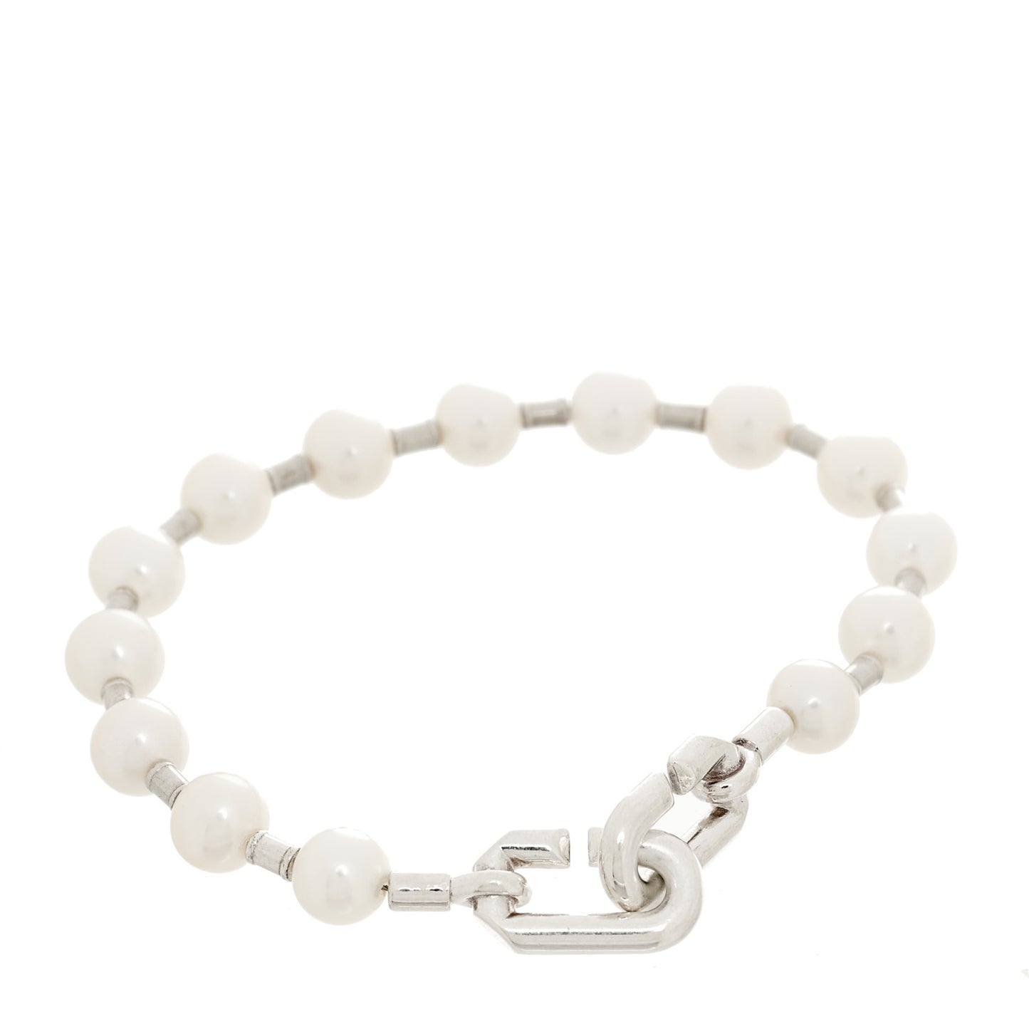 Sterling Silver Freshwater Cultured Pearl 7-8mm HardWear Bracelet