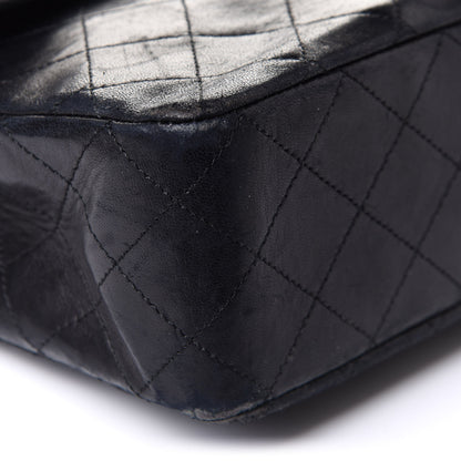 Chanel Lambskin Quilted Medium Double Flap Black 8 of 11