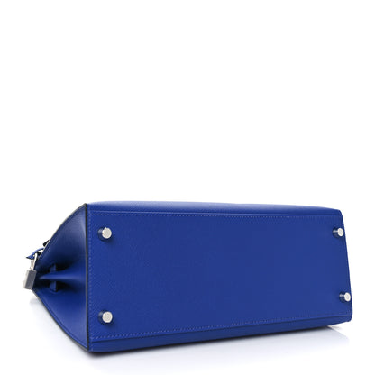 Hermes Epsom Kelly Sellier 28 Bleu Electrique 4 of 11