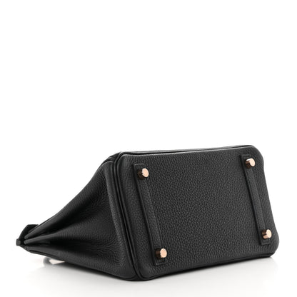 Hermes Togo Birkin 25 Black 4 of 12