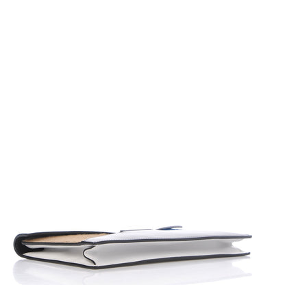 Celine Pony Hair Calfskin Diamond Clutch Wallet White 4 of 9