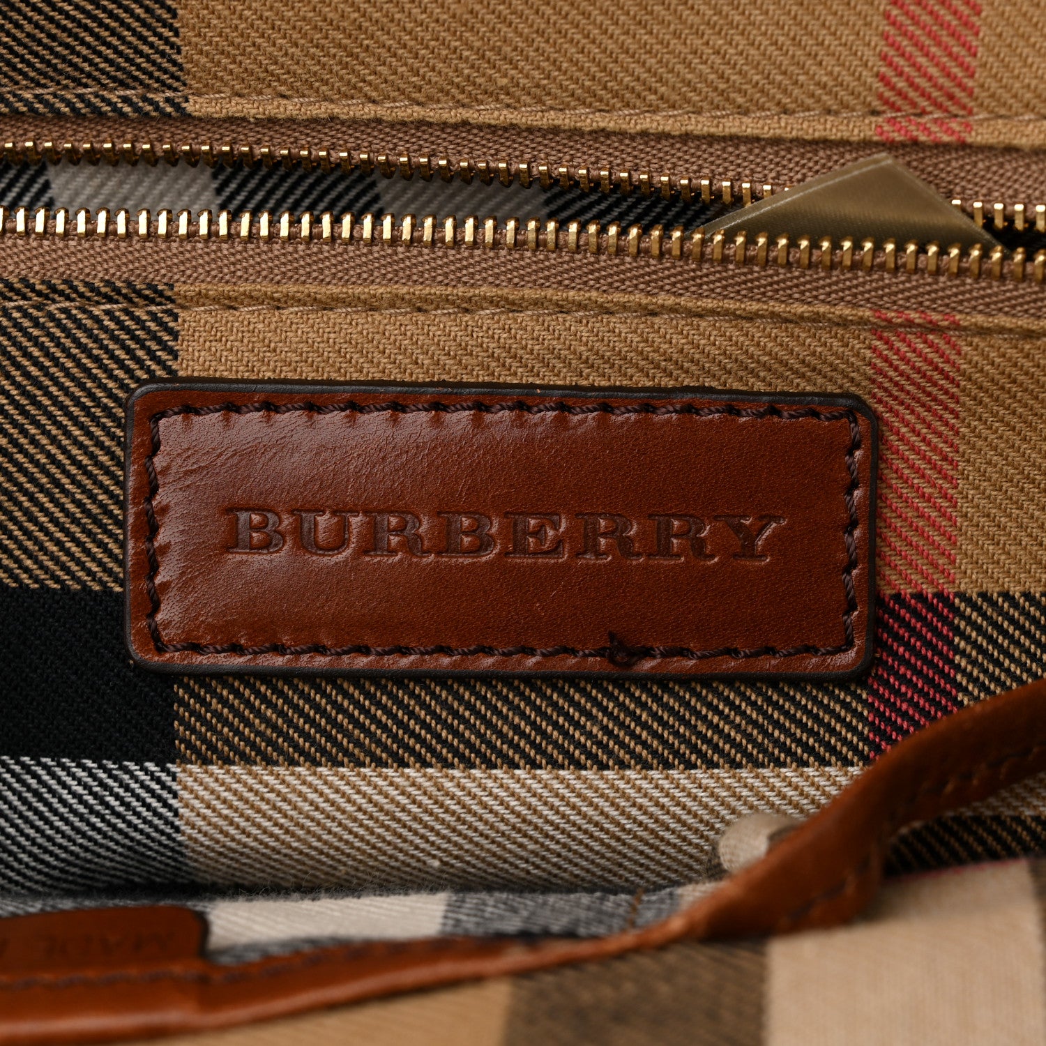 Burberry Bridle Calfskin Medium Orchard Bowling Bag Dark Tan 6 of 13