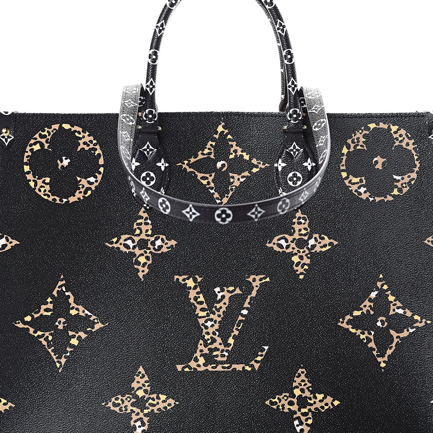 Louis Vuitton Monogram Giant Jungle Onthego GM Black 7 of 10