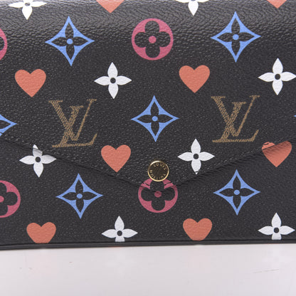 Louis Vuitton Game On Felicie Chain Wallet Black 9 of 9