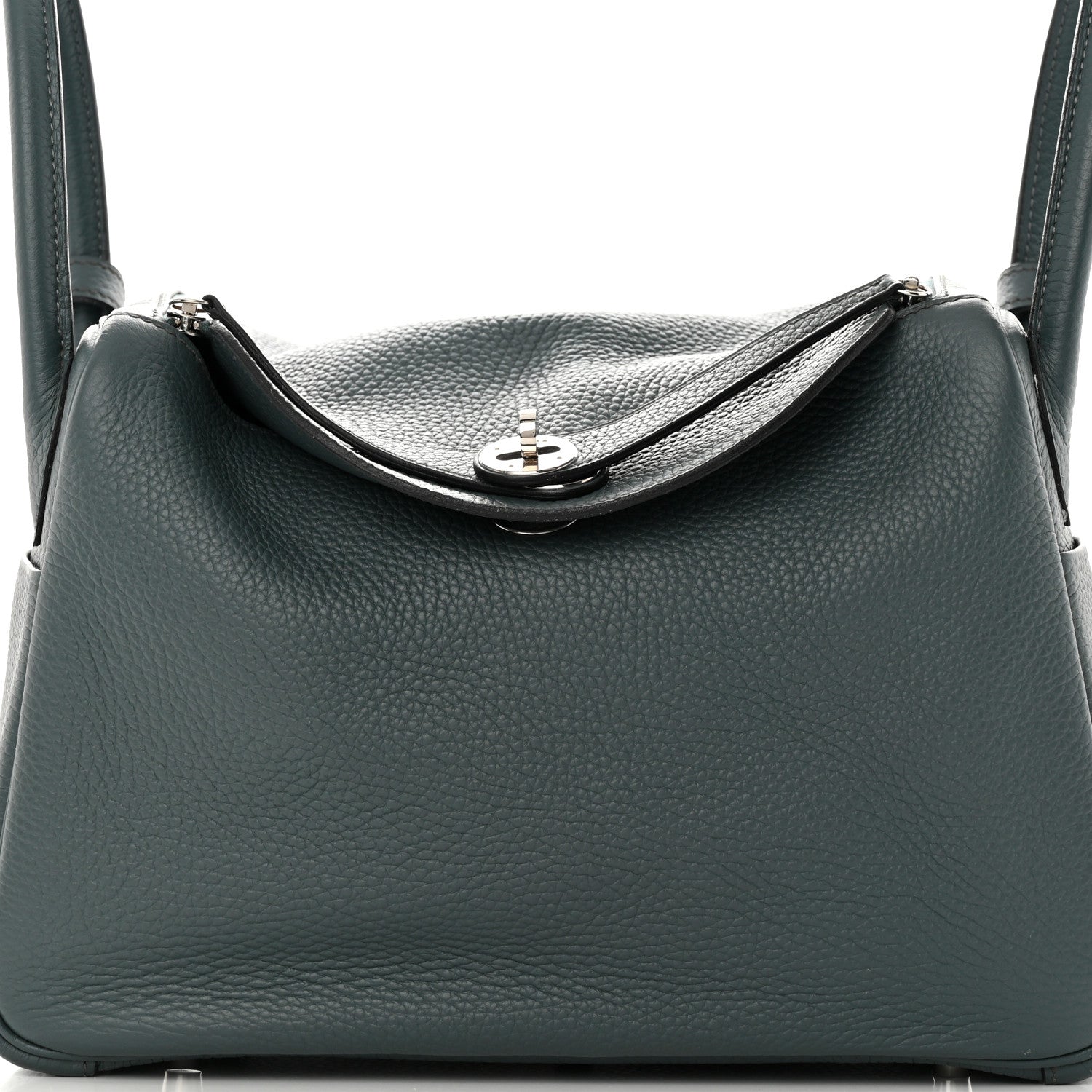 Hermes Taurillon Clemence Lindy 30 Bleu Orage 8 of 12