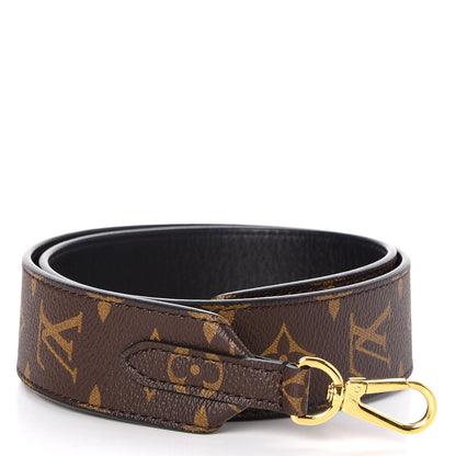 Louis Vuitton Monogram Bandouliere Shoulder Strap Black 3 of 5
