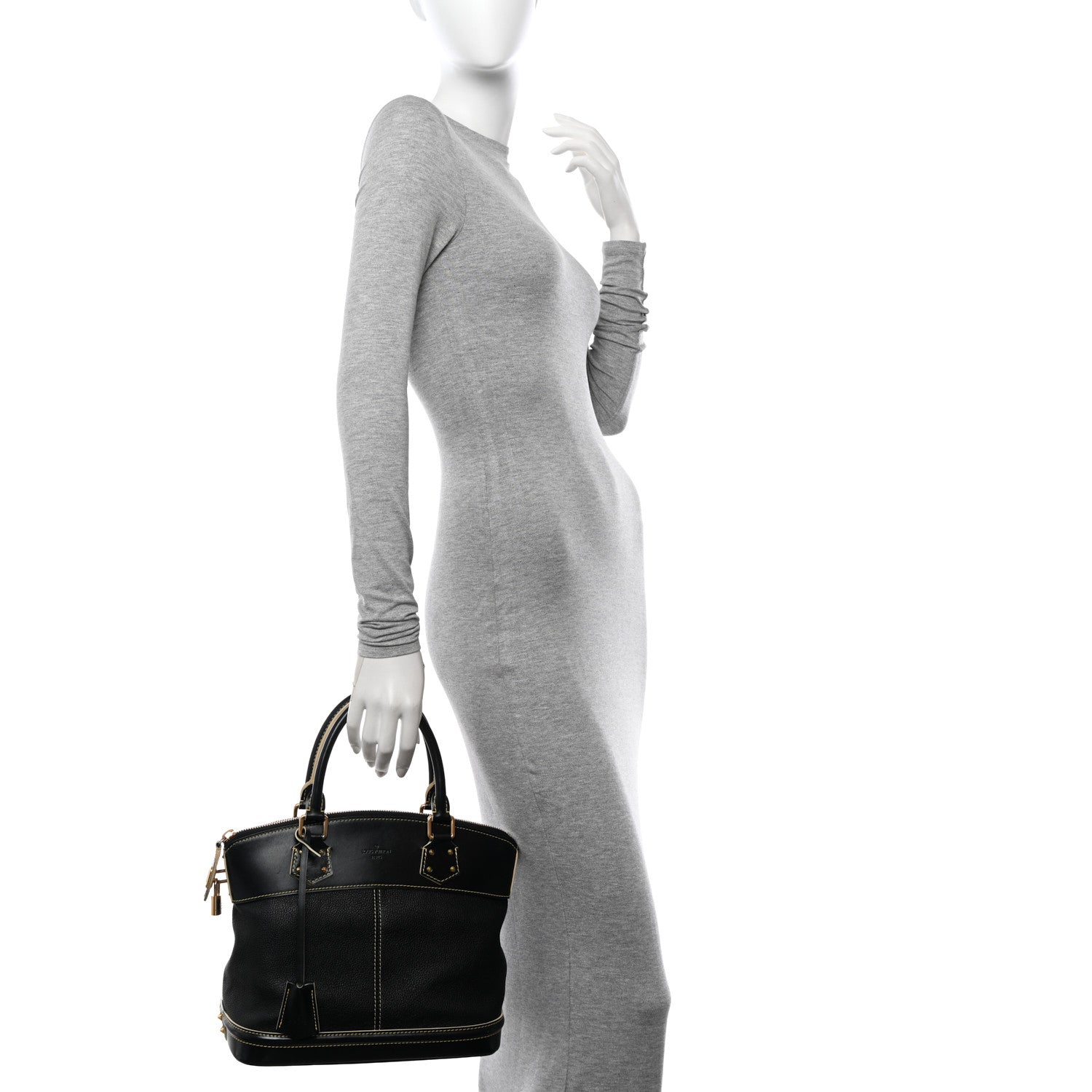 Louis Vuitton Suhali Lockit PM Black 2 of 14