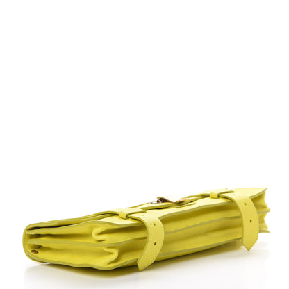 Proenza Schouler Lambskin PS1 Pochette Clutch Lemon 3 of 7