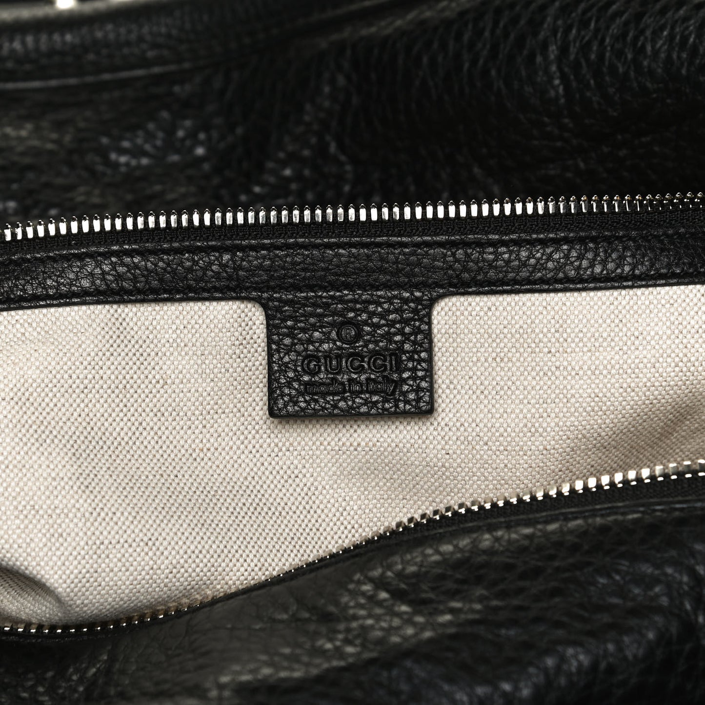 Pebbled Calfskin Soho Carry On Duffle Black