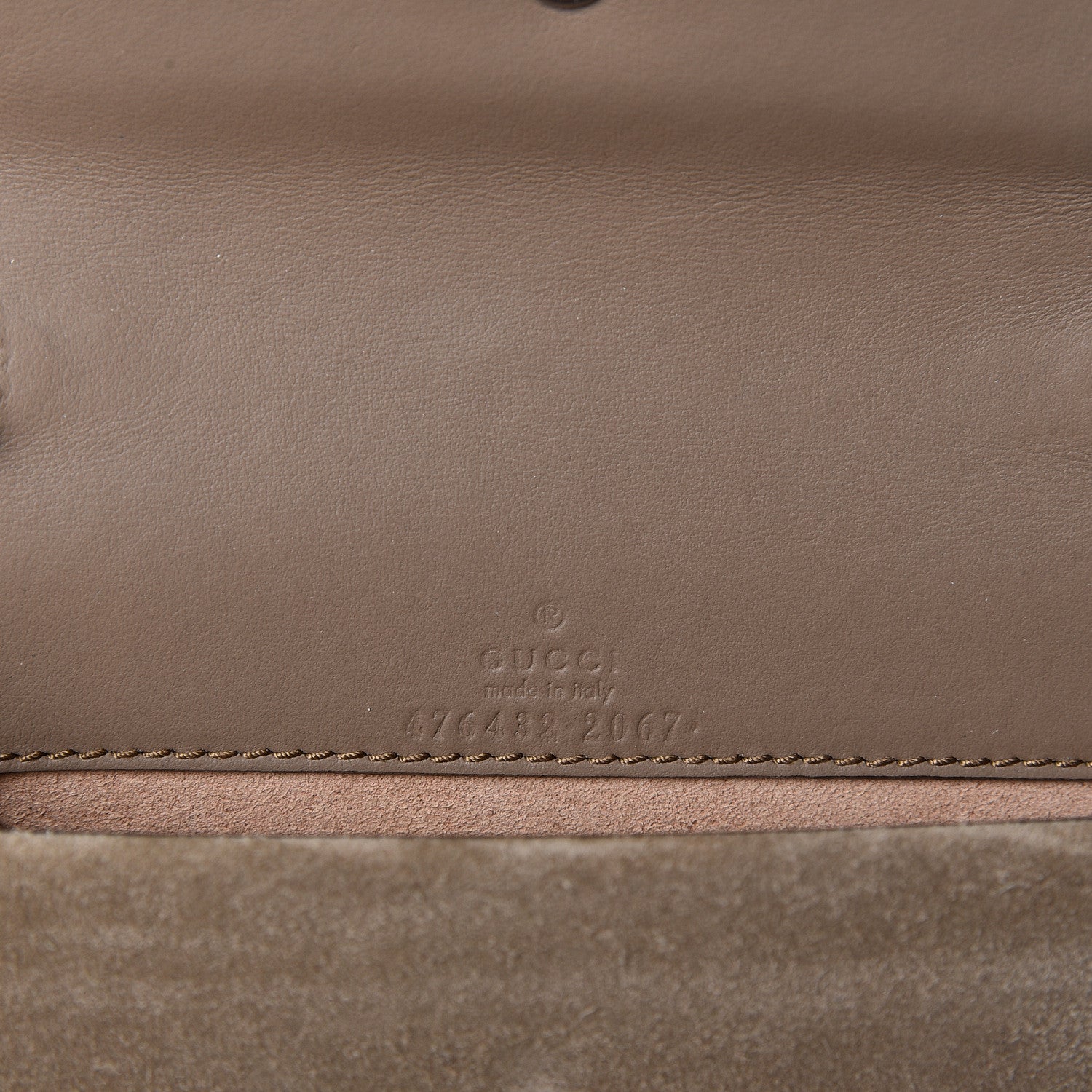 Gucci GG Supreme Monogram Super Mini Dionysus Shoulder Bag Taupe 5 of 8
