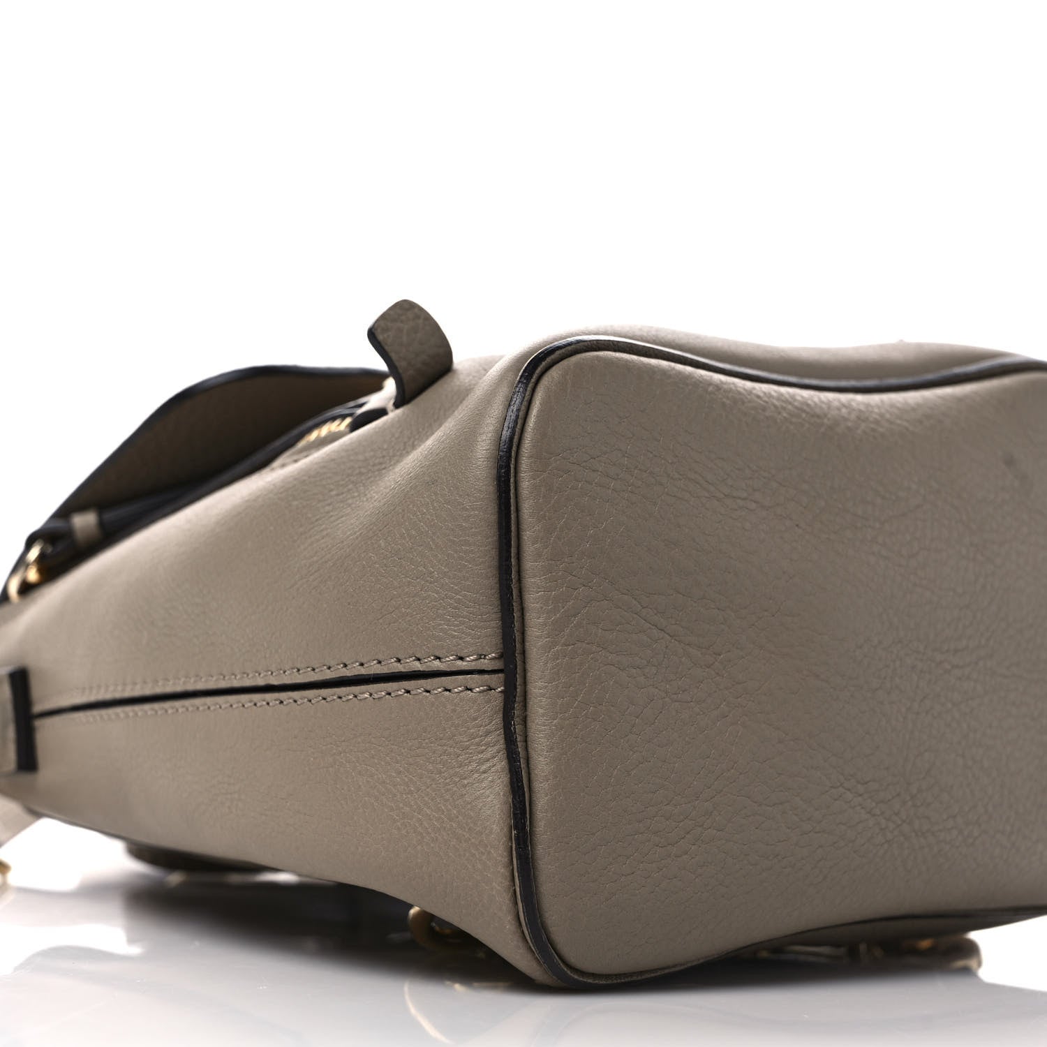 Chloe Suede Calfskin Mini Faye Backpack Motty Grey 9 of 10
