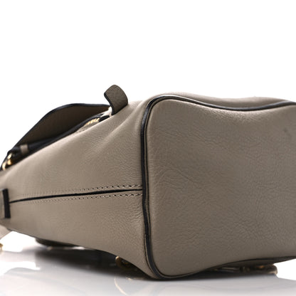 Chloe Suede Calfskin Mini Faye Backpack Motty Grey 9 of 10