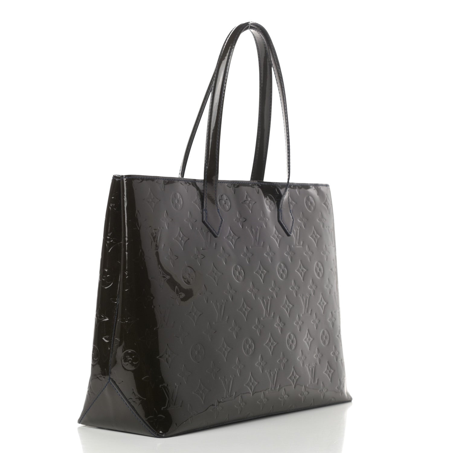 Louis Vuitton Vernis Wilshire MM Blue Infini 3 of 11