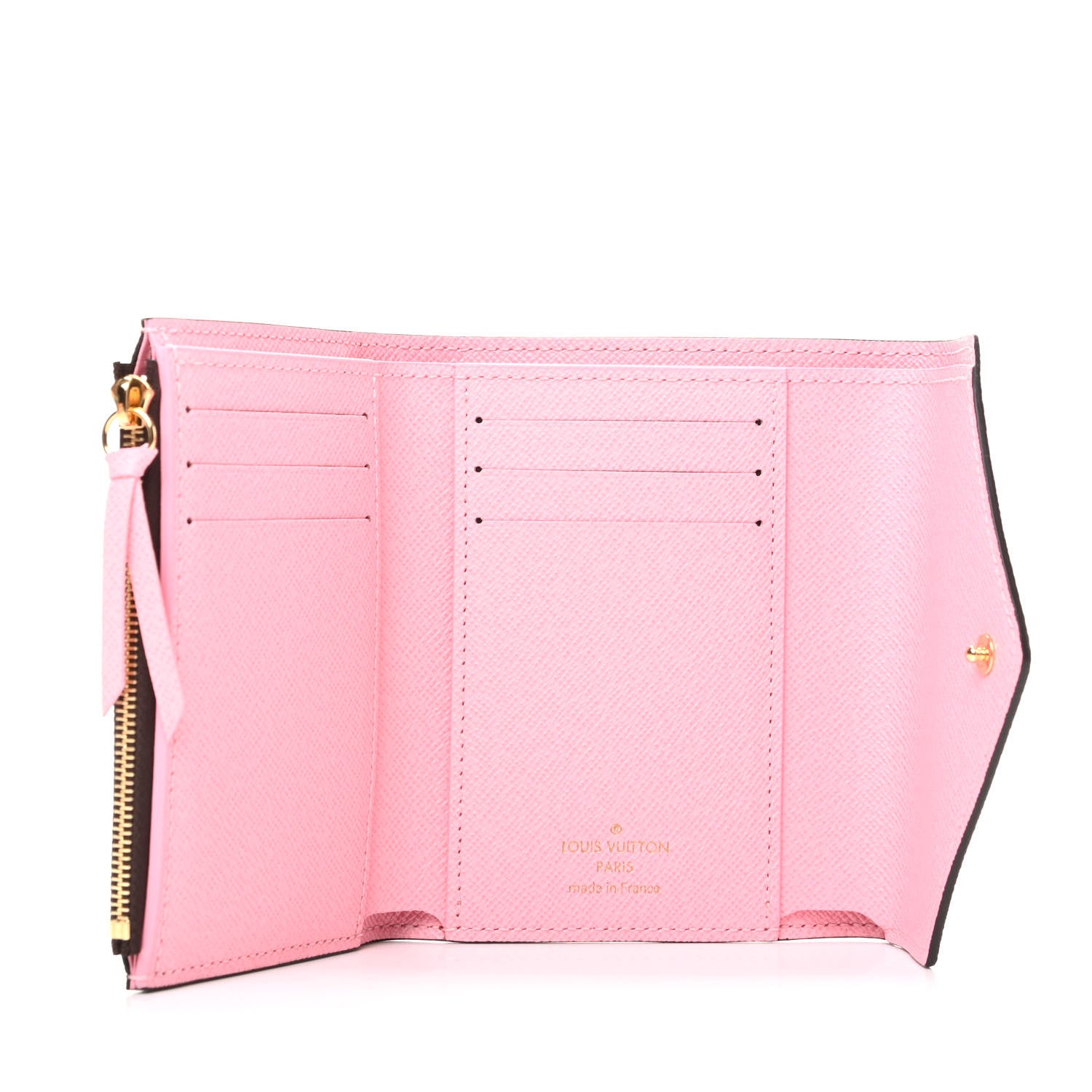 Louis Vuitton Damier Ebene Studded Victorine Wallet 5 of 7