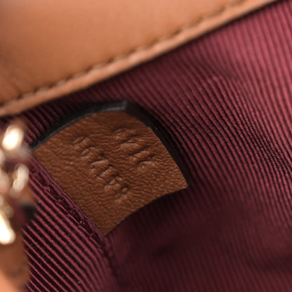 Gucci Lambskin Matelasse Mini GG Marmont Shoulder Bag Brown 7 of 11
