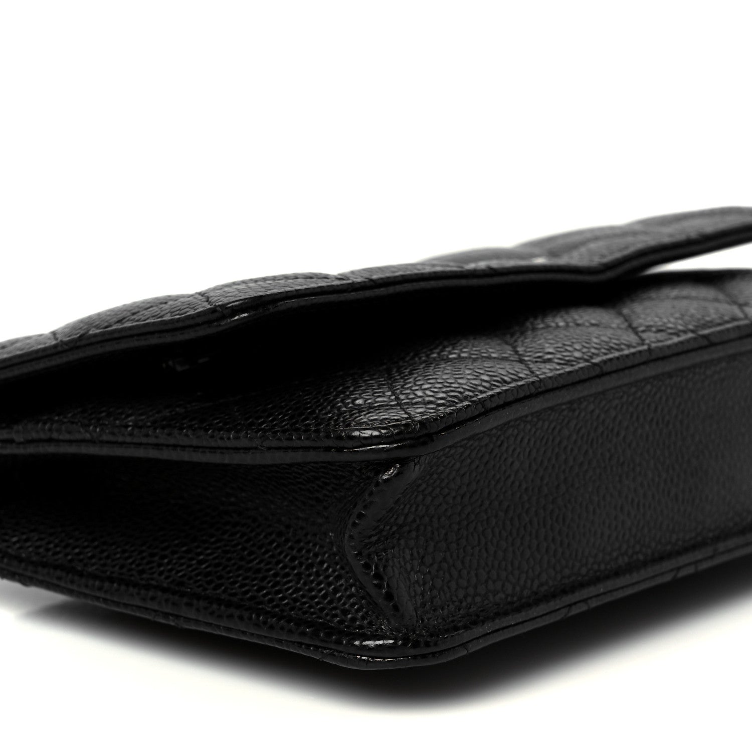 Chanel Caviar Quilted Wallet On Chain WOC Black 10 of 11