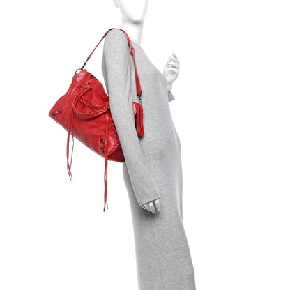 Balenciaga Agneau Classic Hardware City Rouge Coquelicot 2 of 11