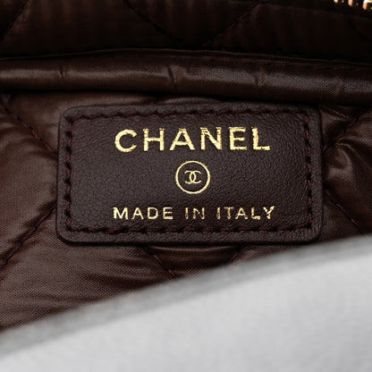 Chanel Caviar Quilted Toiletry Case With Chain Black 6 of 8