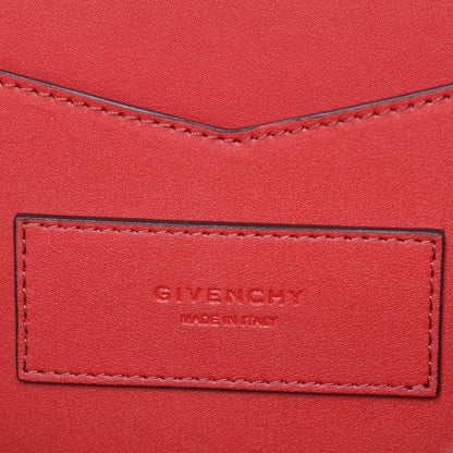 Givenchy Calfskin Medium GV Shopper Tote Dark Red 6 of 15
