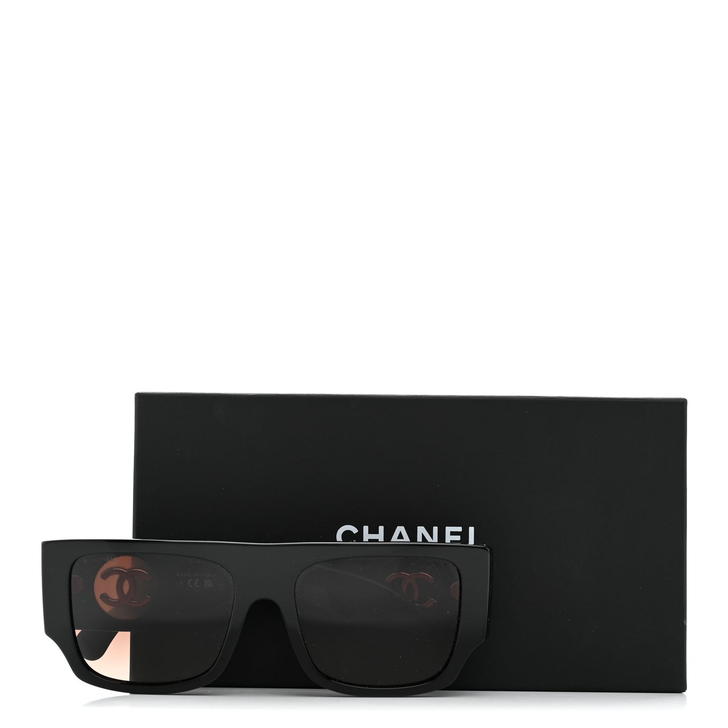 Acetate CC Square Sunglasses 5549 Black