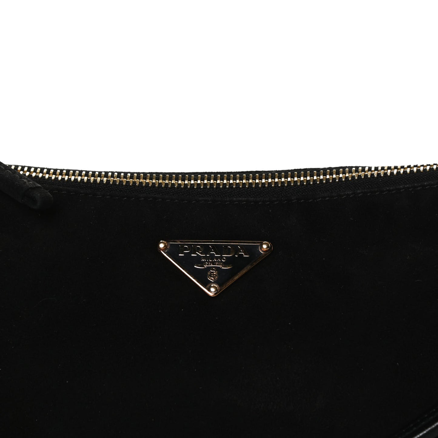 Suede Box Shoulder Bag Black