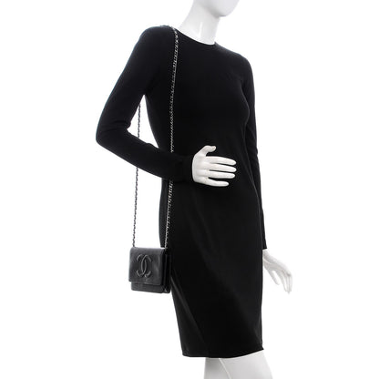 Chanel Caviar Timeless CC Wallet On Chain WOC Black 2 of 9