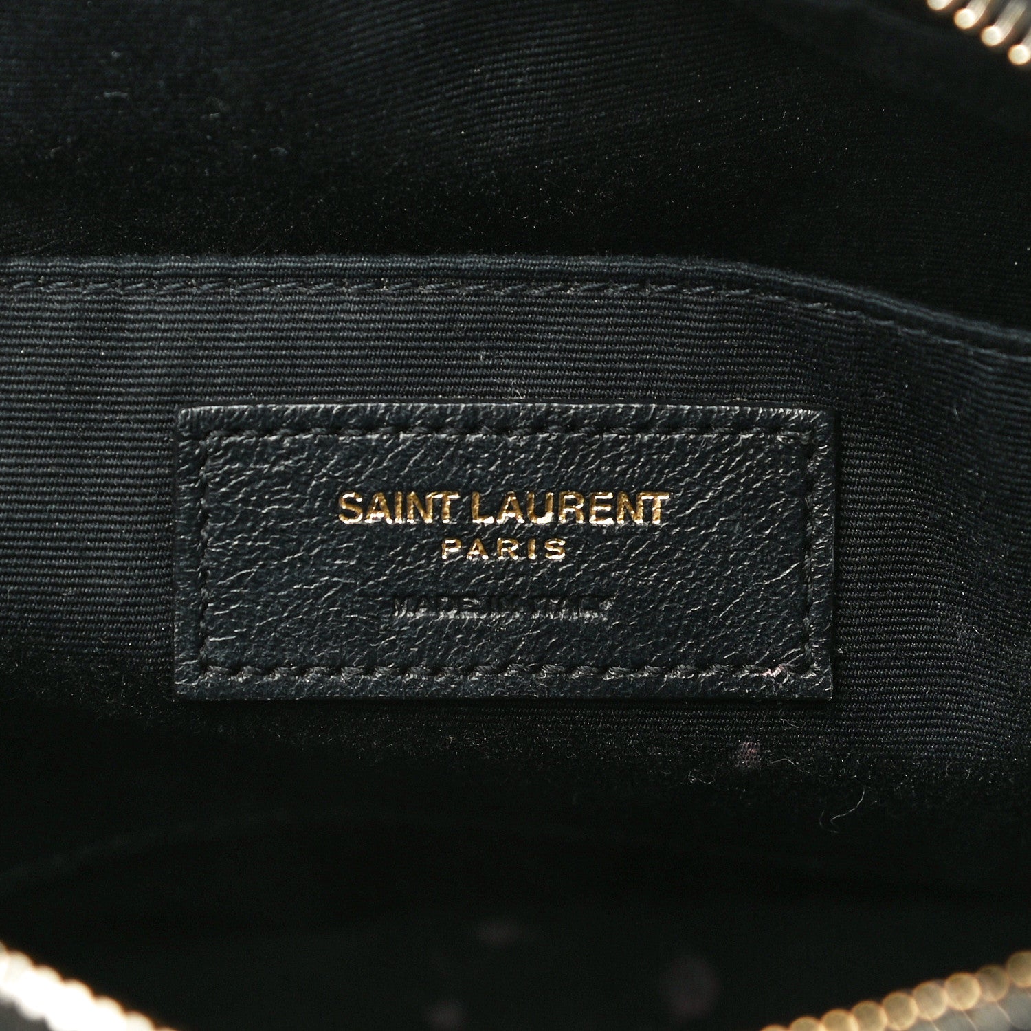 Saint Laurent Lambskin Monogram Small Lou Camera Bag Black 6 of 11