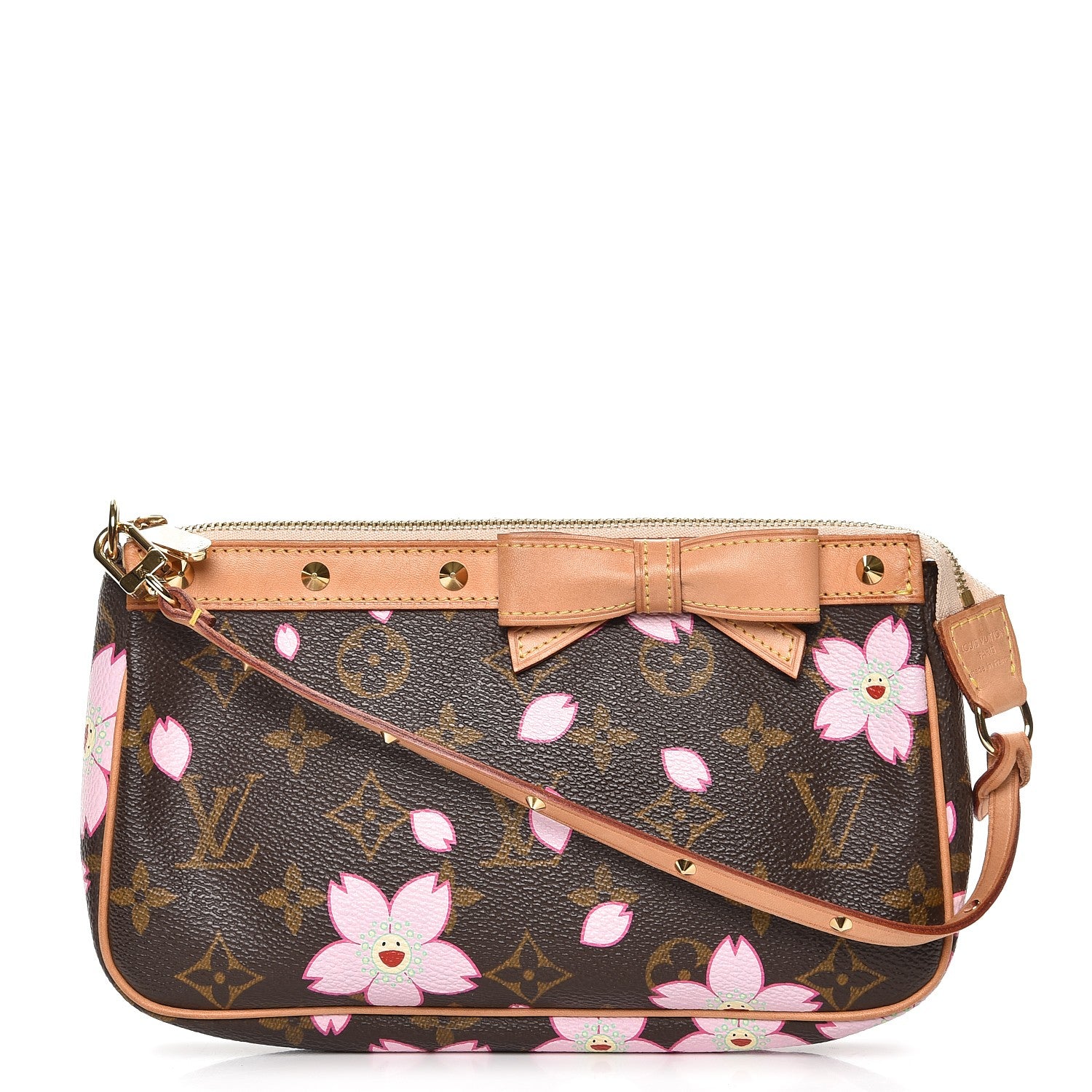Louis Vuitton Monogram Cherry Blossom Pochette Accessories Brown 1 of 7