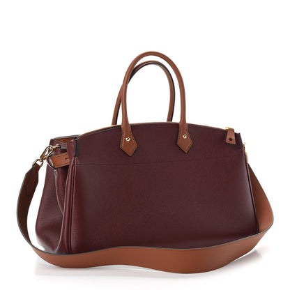Louis Vuitton Calfskin All Set Bordeaux Tan 4 of 13