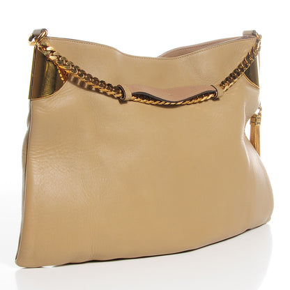 Gucci Lambskin Medium 1970 Shoulder Bag Beige 3 of 7