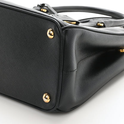 Prada Saffiano Medium Galleria Double Zip Tote Black 10 of 10