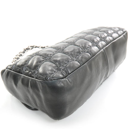 Chanel Lambskin Double Stitch Maxi Flap Black 6 of 12