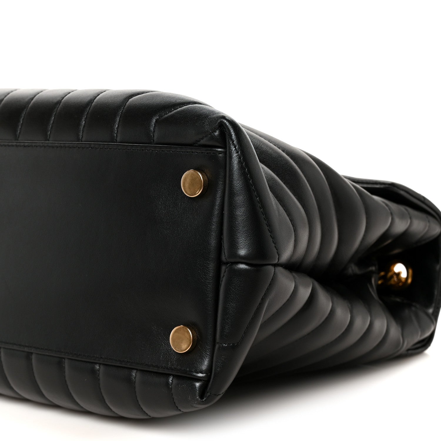Saint Laurent Calfskin Y Quilted Monogram Large Loulou Chain Satchel Black 12 of 12