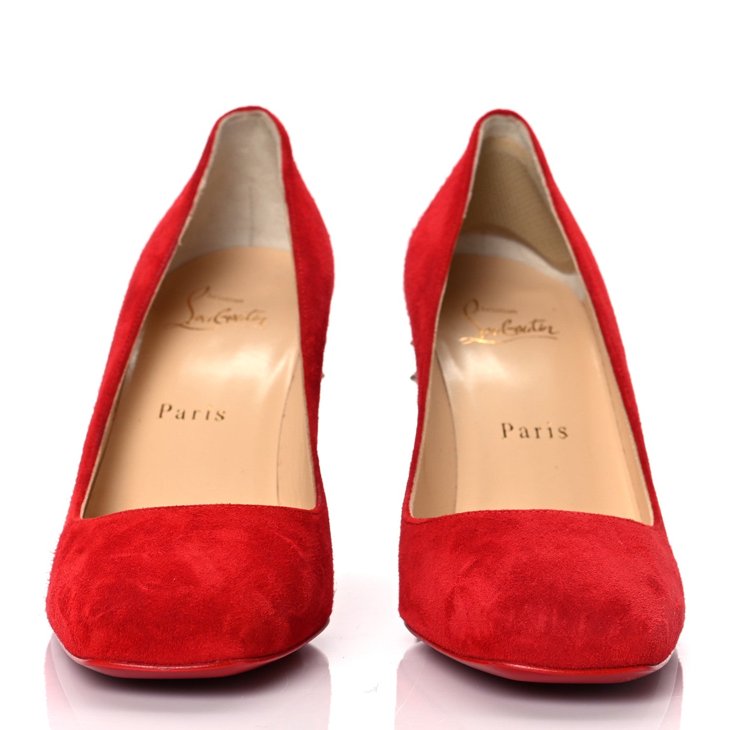 Christian Louboutin Veau Velours Donna Stud Spikes 85 Pumps 37 Loubi 3 of 8