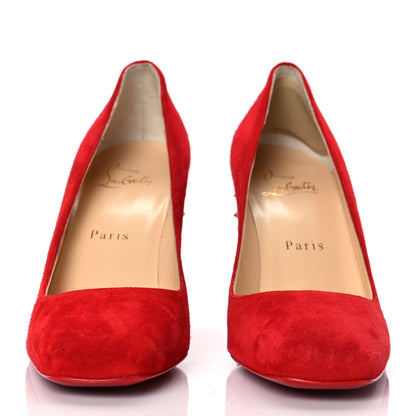 Christian Louboutin Veau Velours Donna Stud Spikes 85 Pumps 37 Loubi 3 of 8