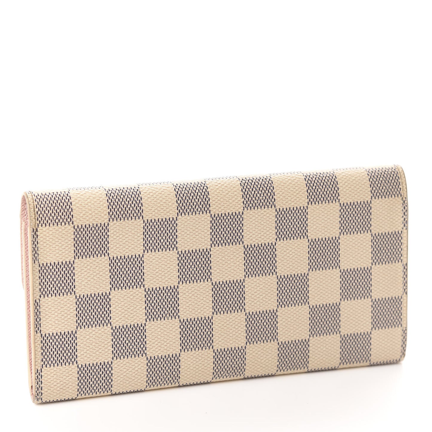Damier Azur Emilie Wallet Rose Ballerine