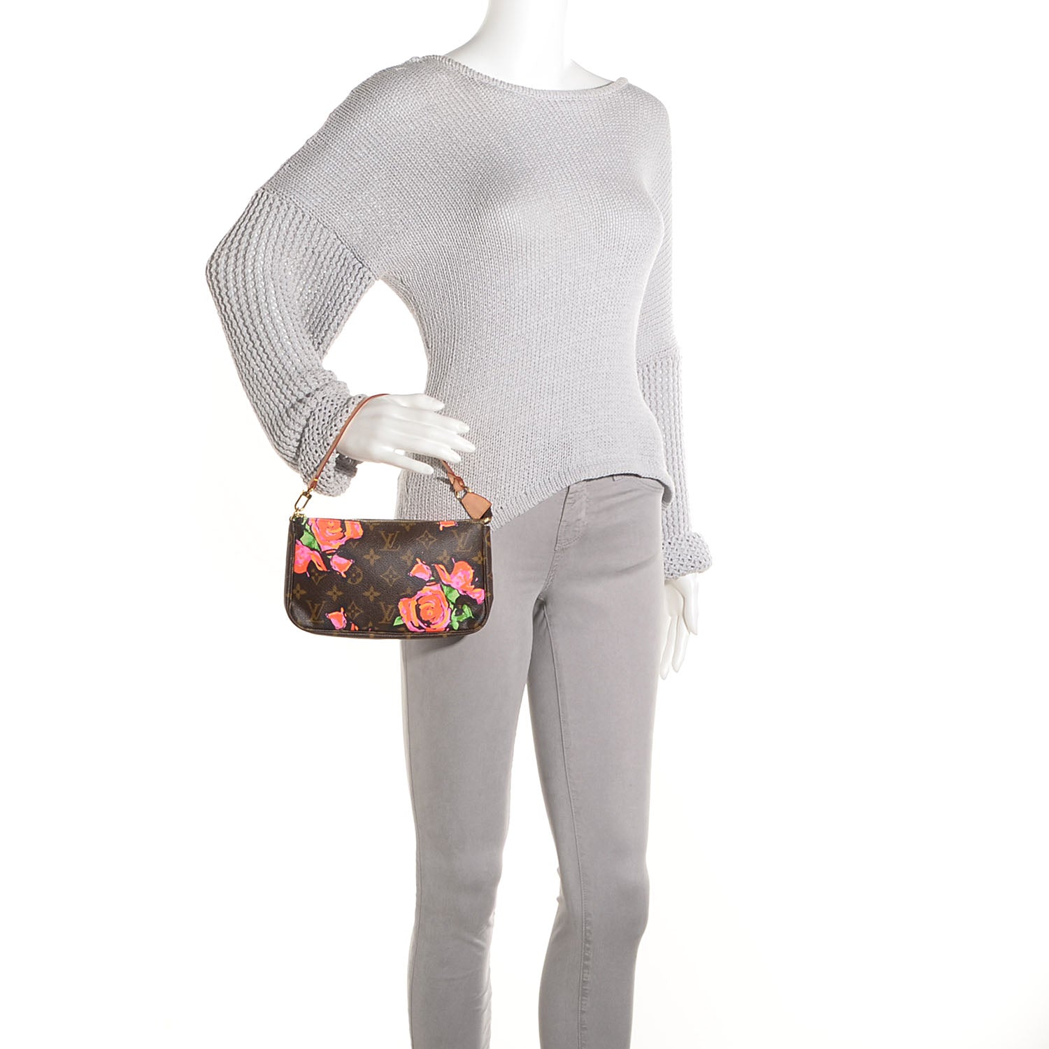 Louis Vuitton Monogram Roses Pochette Accessories 2 of 7