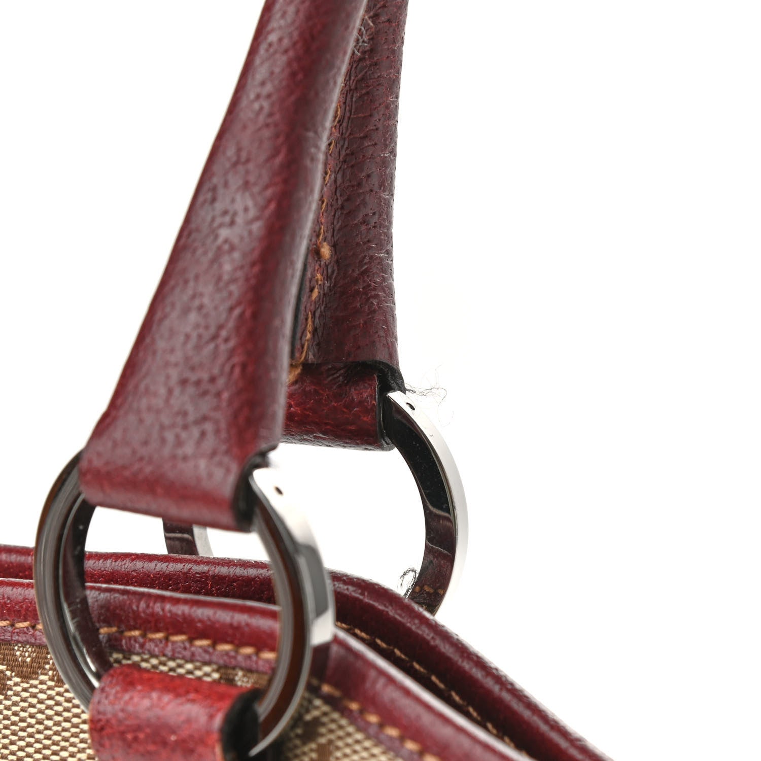 Gucci Monogram Shoulder Bag Red 10 of 14