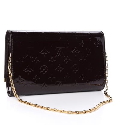 Louis Vuitton Vernis Ana Clutch Amarante 3 of 9