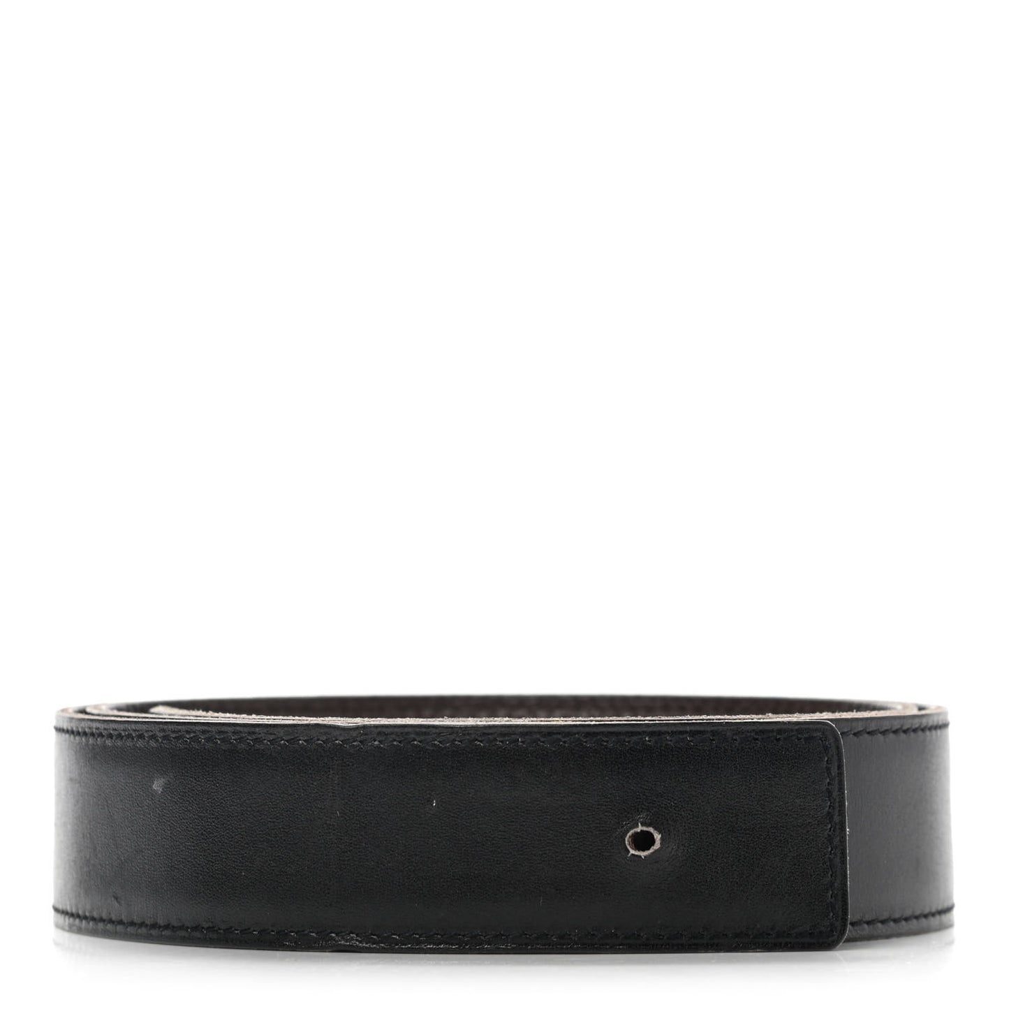 Box Togo 32mm Belt Strap 85 Black Chocolate